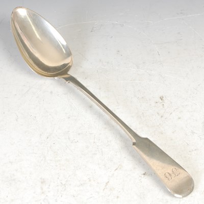 Lot 136 - A rare Scottish provincial silver serving...