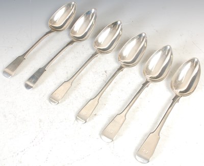 Lot 172 - A set of six Scottish Provincial silver...