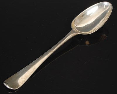 Lot 62 - A George II Scottish silver tablespoon, by...