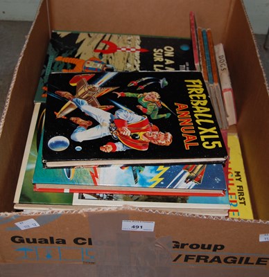 Lot 491 - Box - assorted vintage childrens books and...