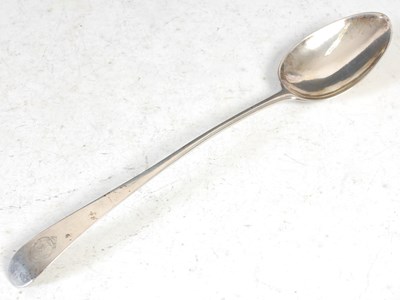 Lot 139 - A Scottish provincial silver serving spoon, by...