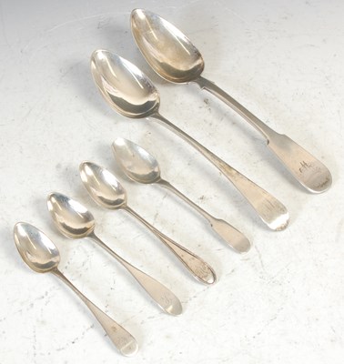 Lot 175 - A Scottish provincial silver tablespoon,...