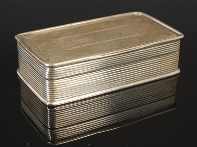 Lot 104 - Masonic interest, A Victorian silver snuff...
