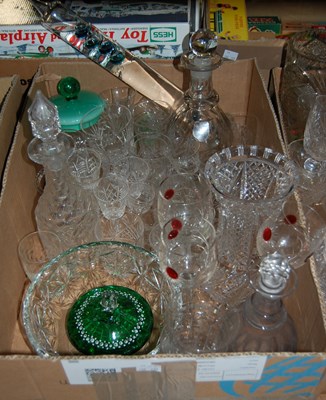 Lot 496 - Three Boxes - mixed glassware