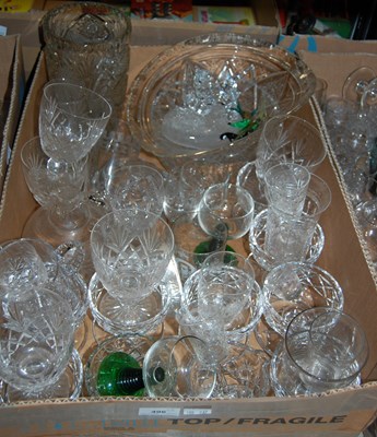 Lot 496 - Three Boxes - mixed glassware