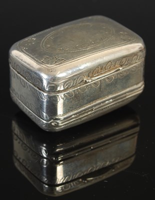 Lot 38 - A Scottish provincial silver nutmeg grater, by...