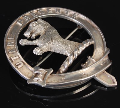 Lot 34 - A Scottish provincial silver clan badge, by...