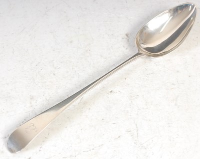 Lot 137 - A Scottish provincial silver serving spoon, by...