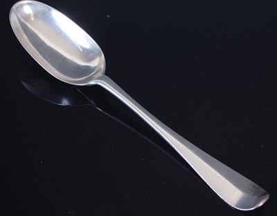 Lot 65 - A Scottish silver tablespoon, by Robert Luke,...