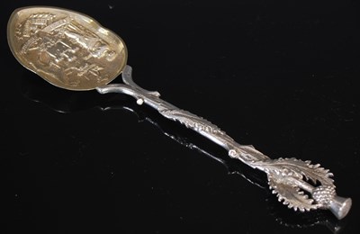 Lot 58 - A Scottish silver spoon, by J M Talbot,...