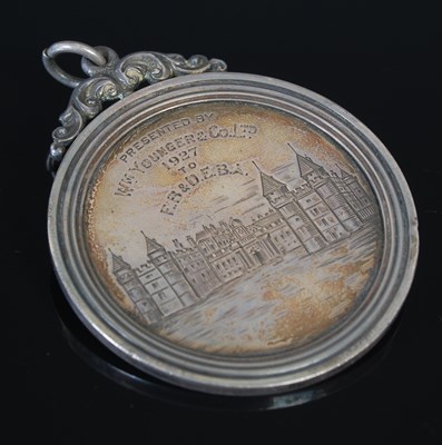 Lot 46 - A Scottish silver medal, by Brook & Sons,...