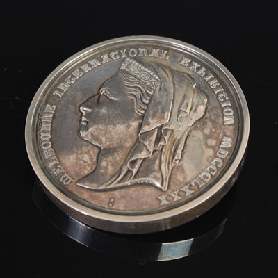 Lot 35 - An Australian silver prize medal, inscribed...