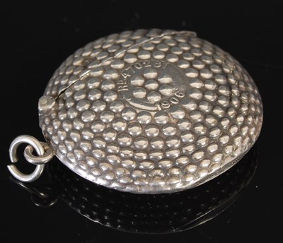 Lot 57 - Golfing Interest, An unusual Edwardian silver...