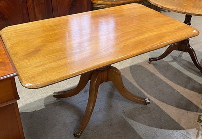 Lot 834 - A 19th century Regency style mahogany...