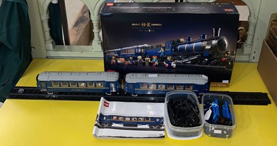 Lot 624A - A Lego Orient Express train model with Lego...