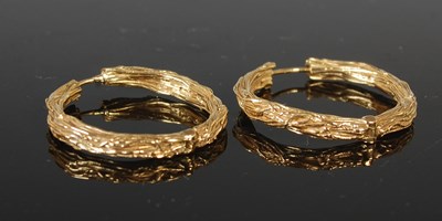 Lot 356 - Charles De Temple (1929-2019), a pair of 18ct...