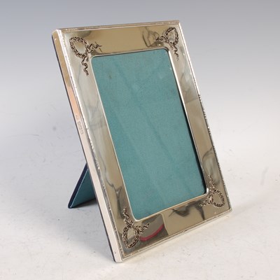 Lot 400A - A silver mounted rectangular photograph frame,...