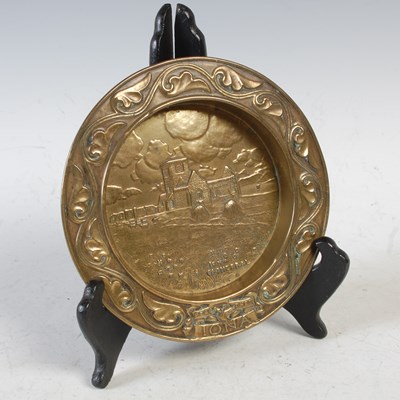 Lot 266A - Alexander Ritchie of Iona, a circular brass...