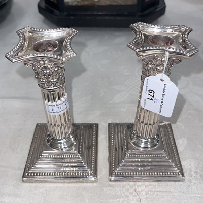 Lot 671 - A pair of late 19th century silver plated...
