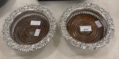 Lot 670 - A pair of early 19th century Sheffield plate...