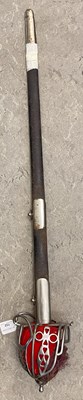 Lot 722 - A Scottish officer’s basket hilted broadsword,...