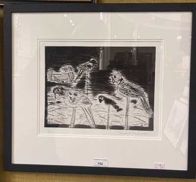 Lot 752 - Elizabeth Blackadder RA RSA RSW RGI...