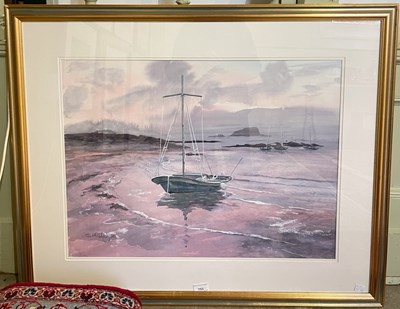 Lot 753 - Sheena Phillips The Runcible Spoon watercolour,...