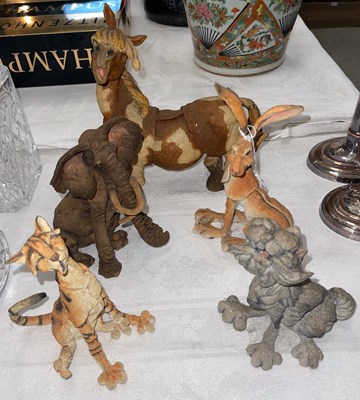Lot 607 - A group of A Breed Apart animal figurines to...