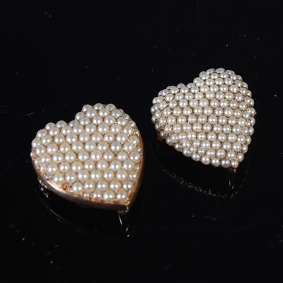Lot 425 - An Edwardian 14k gold and seed pearl...