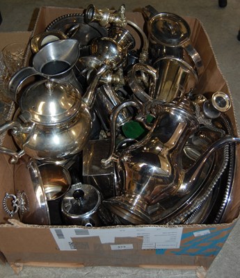 Lot 513 - Box - mixed EP and other metalware