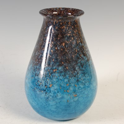 Lot 267 - A Monart vase, shape JJ, mottled dark and...
