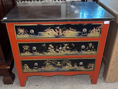 Lot 878 - Heal & Son, an early 20th century Chinoiserie...