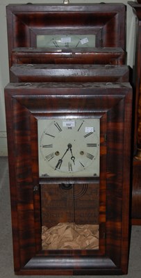 Lot 532 - Four rectangular wall clocks by various makers