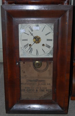 Lot 532 - Four rectangular wall clocks by various makers