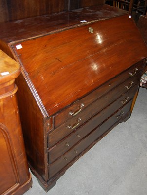 Lot 644 - A George III mahogany bureau