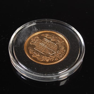 Lot 401 - Elizabeth II gold sovereign, dated 2002.