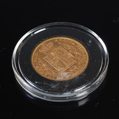 Lot 404 - A Victorian gold sovereign, dated 1871.