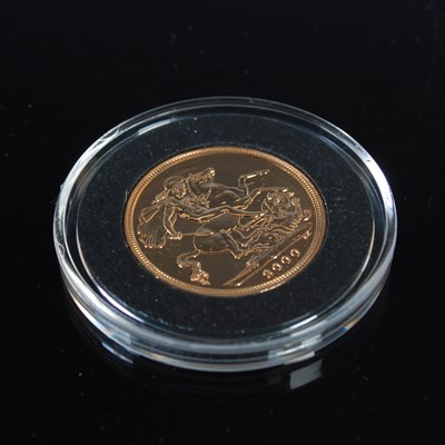 Lot 412 - An Elizabeth II gold sovereign, dated 2000.