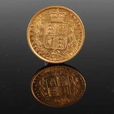 Lot 417 - A Victorian gold sovereign, dated 1877.