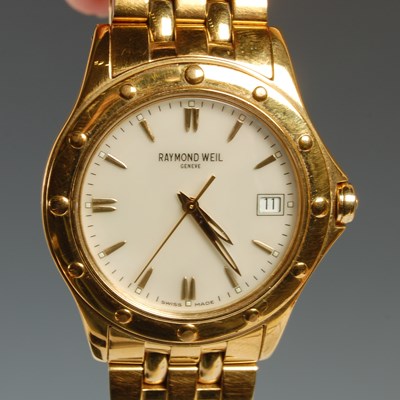 Lot 430 - Raymond Weil Geneve, a gold plated collection...