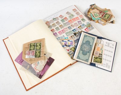 Lot 490 - A stamp album, to include stamps of Great...