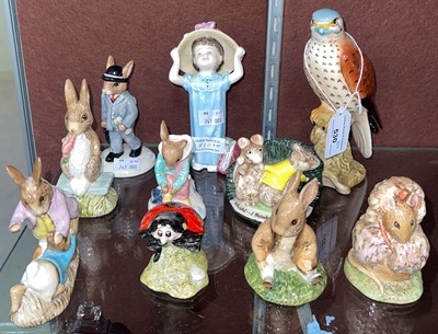 Lot 530 - A collection of ten assorted ceramic figures...