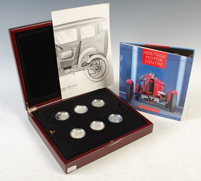 Lot 541 - A cased set of eighteen Royal Mint silver...