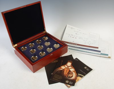 Lot 543 - A cased Royal Mint set of twenty four gold...