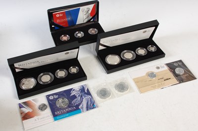 Lot 542 - A Collection of Royal Mint silver proof coins,...