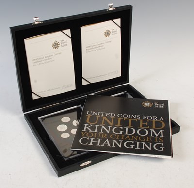Lot 545 - A Royal Mint 2008 double silver proof coin...