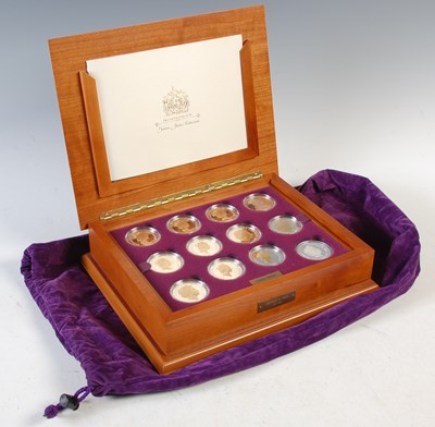 Lot 546 - A Royal Mint cased set of twenty four silver...