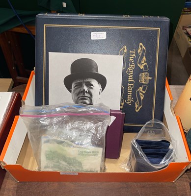 Lot 543A - A collection of coins and banknotes, to...