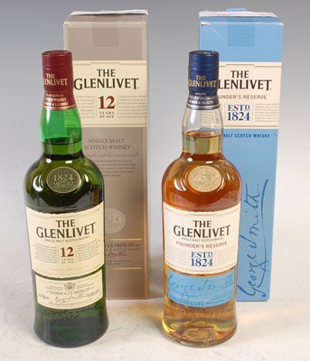 Lot 549 - Two boxed bottles of Scottish single malt...