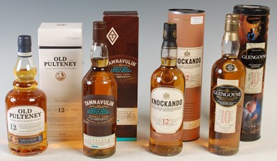 Lot 553 - Four boxed bottles of single malt Scotch...